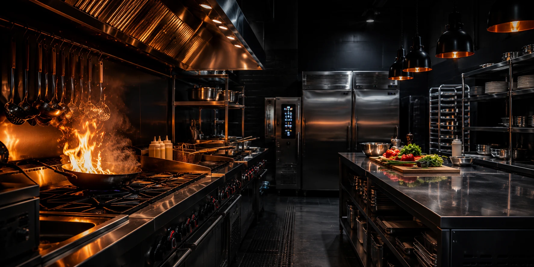 Heavy duty kitchen equipment stainless steel untuk restoran